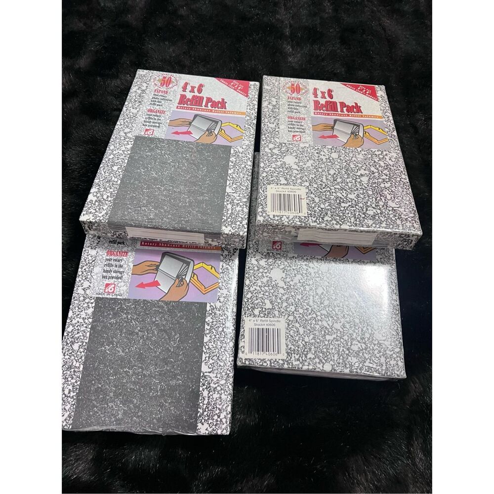 4"X6" Photo Refill Pack For Photo Star Models NOS Rotary Showcase Refill x4